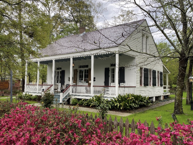 Lange House after relocation